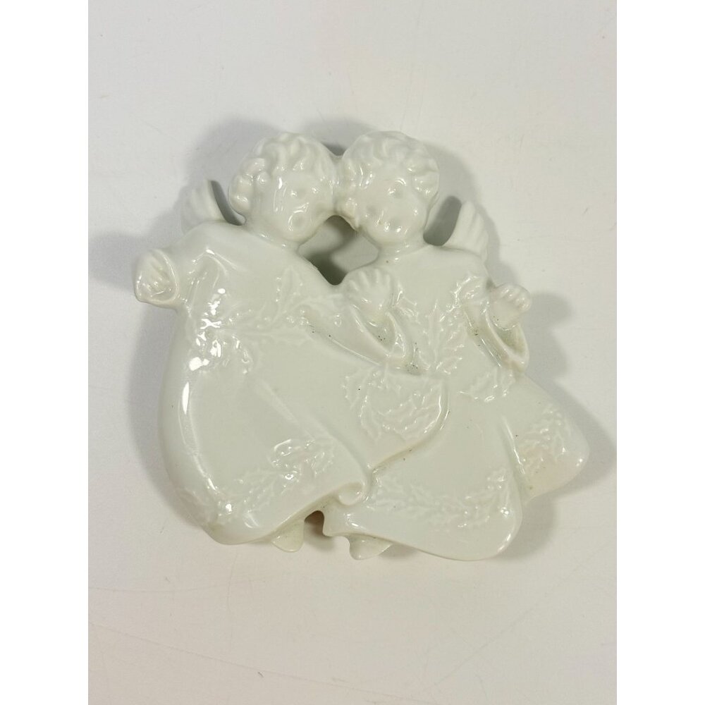 Christmas Tree Ornament Caroling Angels Haviland Limoges Signed France 1982 - Picture 2 of 16